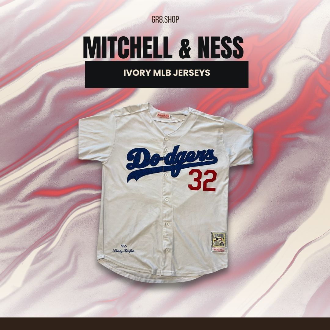 Mitchell & Ness Mitchell & Ness Ivory Sandy Koufax Dodgers MLB Jersey Size 4 Size US L / EU 52-54 / 3 - 1 Thumbnail