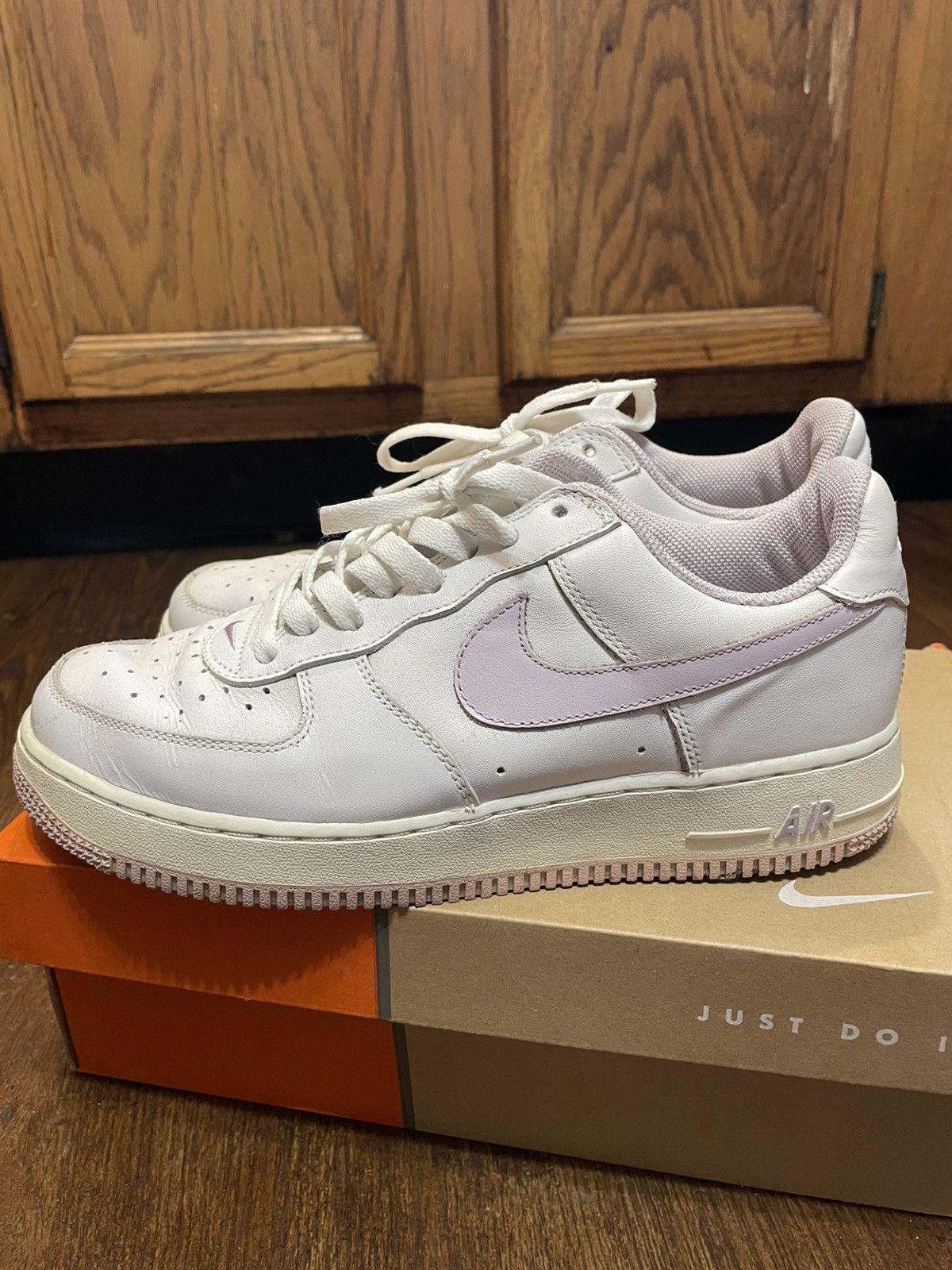 Nike × Vintage WMNS Nike Air Force 1 Lilac 2004 Size US 8.5 / EU 41-42 - 3 Thumbnail