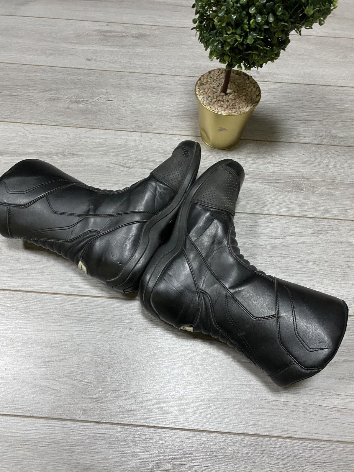 Alpinestars Alpinestars leather MOTO racing boots Size US 13 / EU 46 - 8 Thumbnail