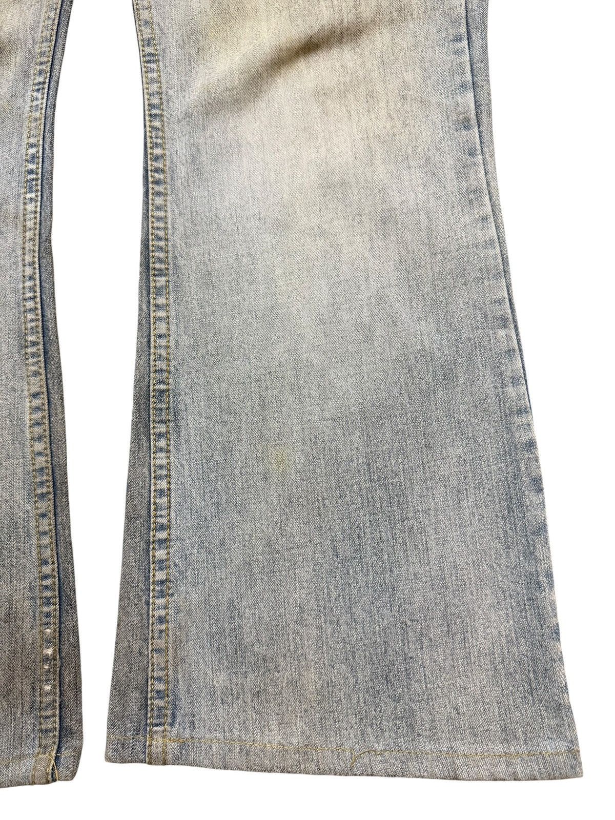 Hysteric Glamour Vintage Japanese Mud Dirty Wash Distress Wide Leg Baggy Size US 34 / EU 50 - 8 Thumbnail
