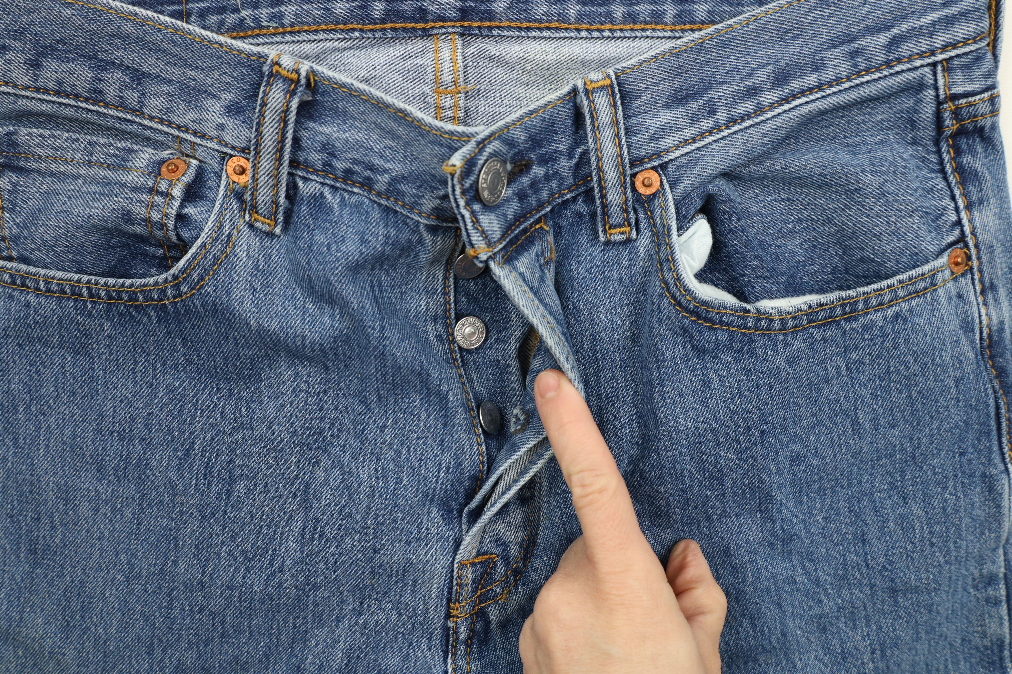 Levi's × Vintage Vintage Y2K Levis 501xx Button Fly Original Fit Denim Jeans Size US 32 / EU 48 - 8 Thumbnail