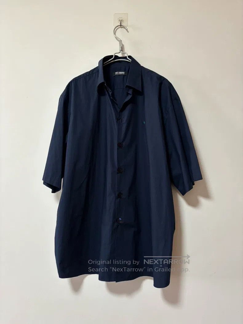 Raf Simons Raf Simons Blue short-sleeved shirt Size US M / EU 48-50 / 2 - 1 Thumbnail