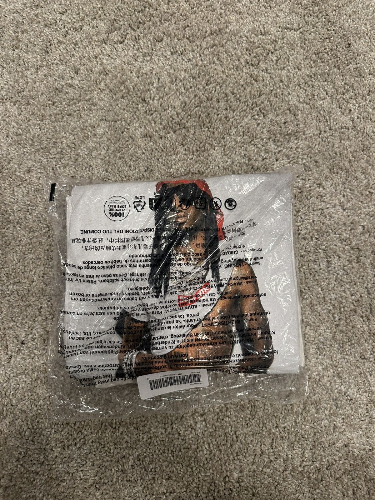 Supreme Playboi Carti supreme tee white Size US M / EU 48-50 / 2 - 1 Thumbnail