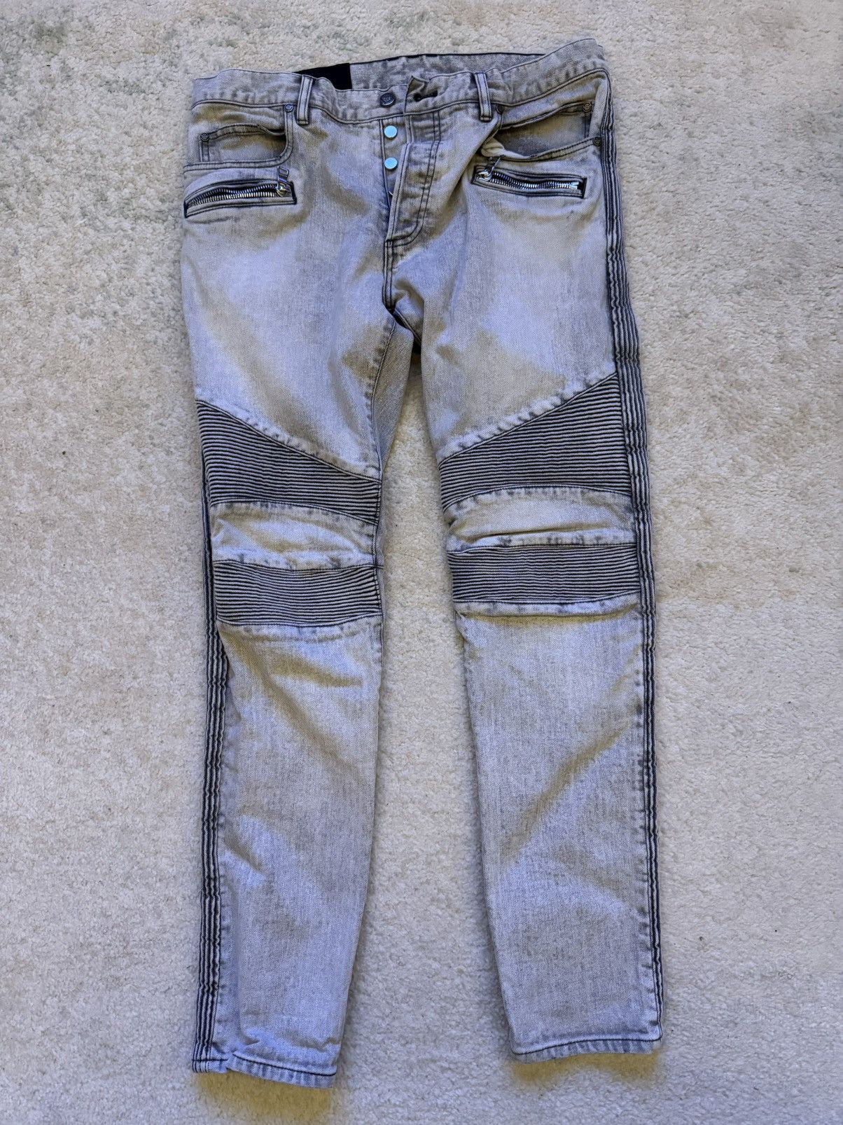Balmain Balmain Biker Jeans Size US 36 / EU 52 - 1 Thumbnail