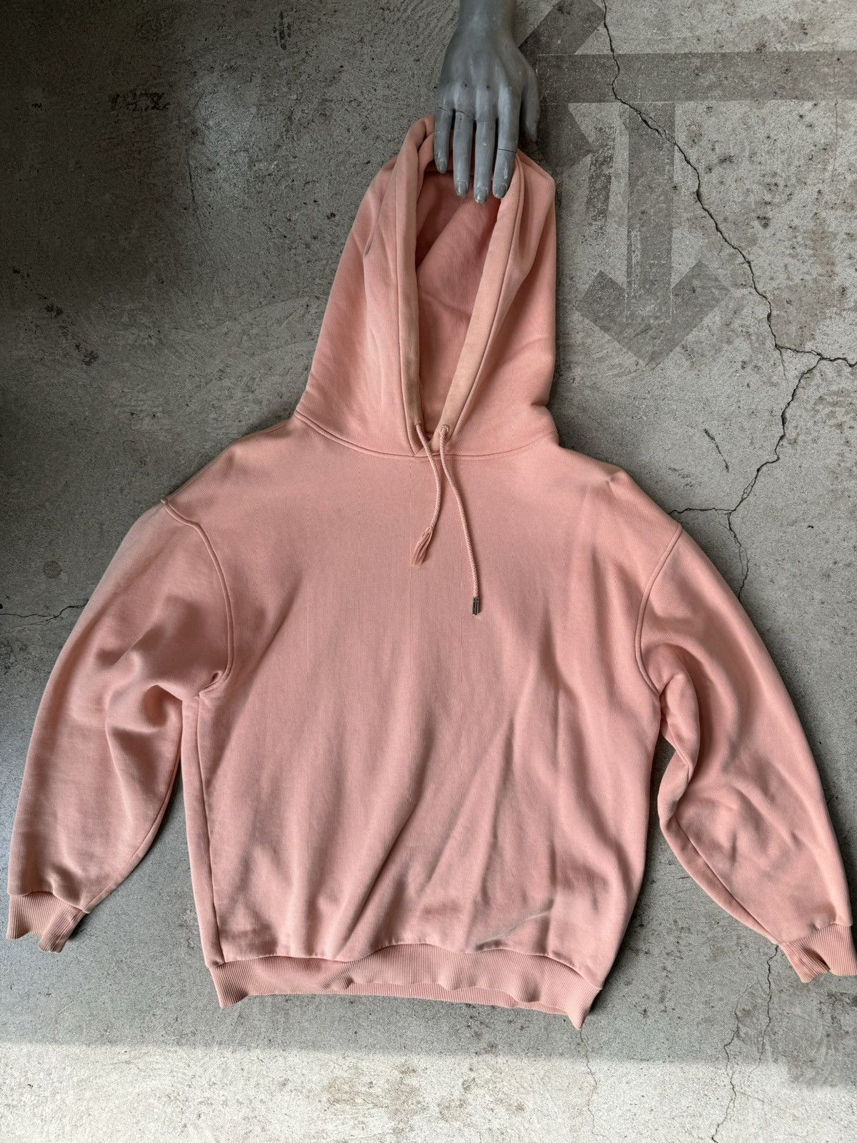 image of Acne Studios Pre-A/w17 Pink Essentials Oversized Fala Hoodie, Men's (Size XL)