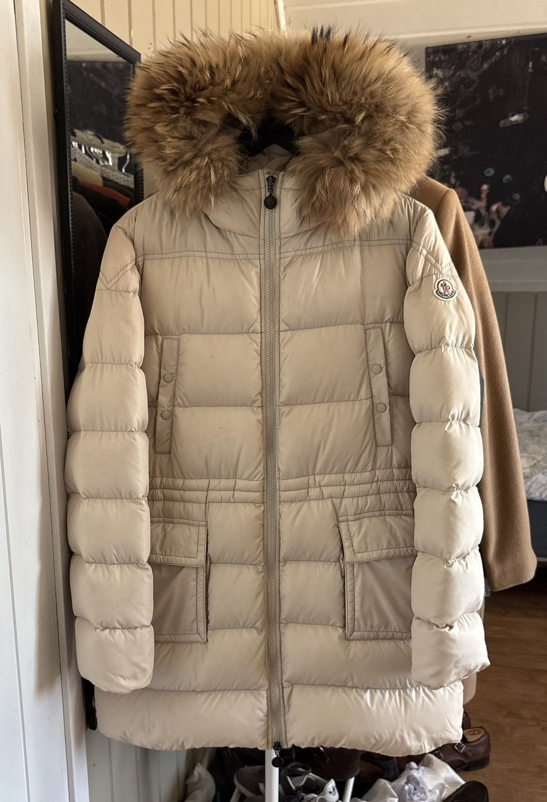 Moncler Moncler Gueran Womens Coat Furhood Jacket Size S / US 4 / IT 40 - 1 Thumbnail