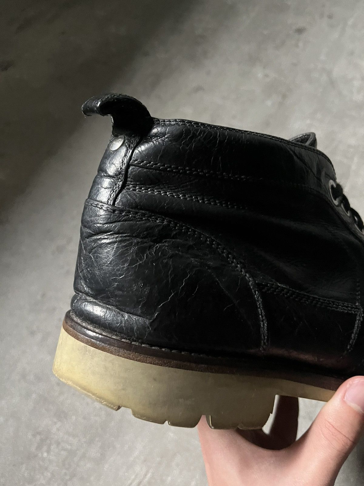 Dolce & Gabbana Dolce & Gabbana leather black boots rare Size US 12 / EU 45 - 8 Thumbnail