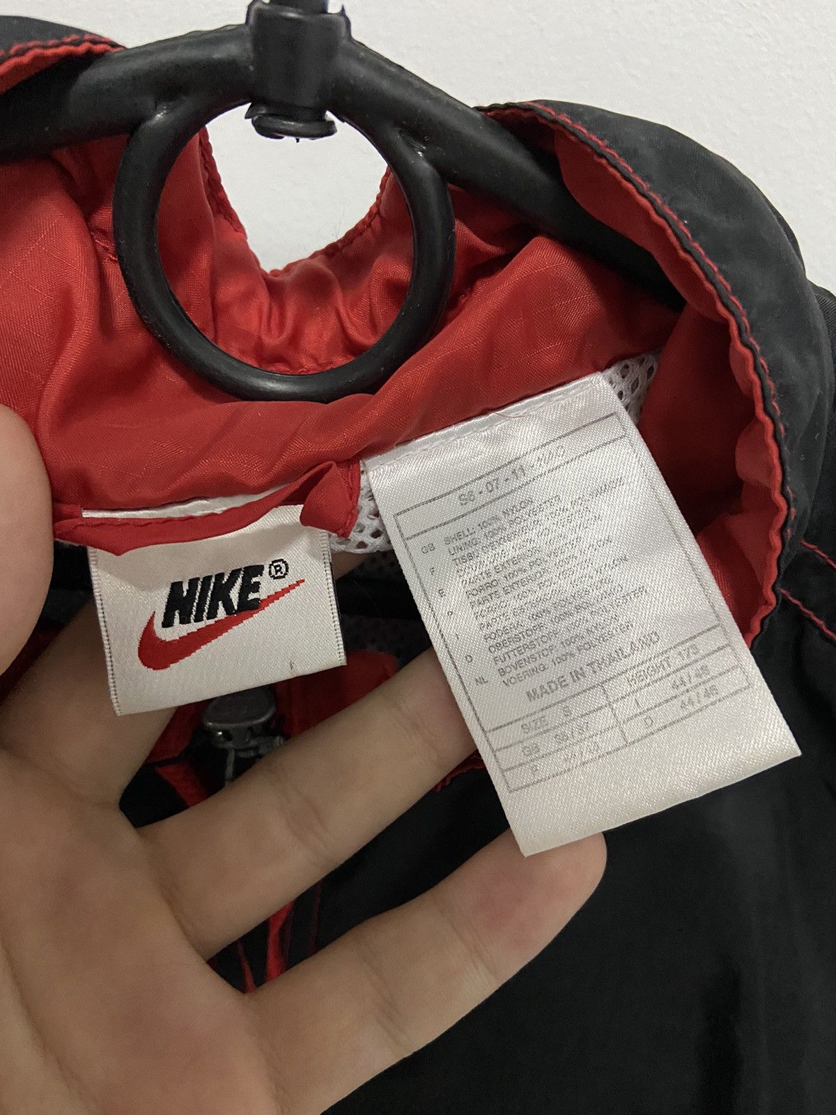 Nike × Vintage Nike Vintage Windbreaker zip anorak logo nylon Size US S / EU 44-46 / 1 - 6 Thumbnail