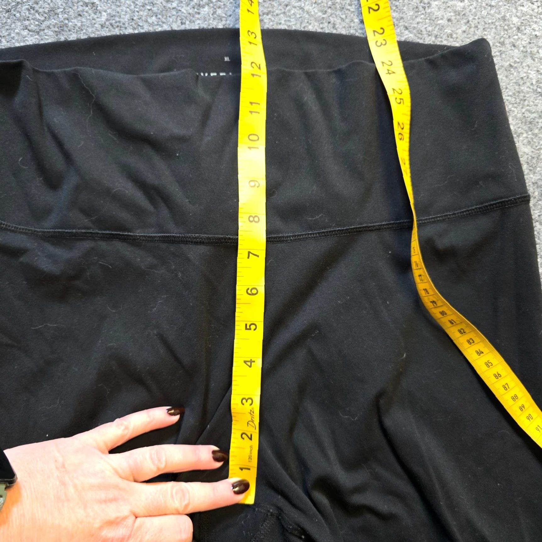 Everlane Everlane Pants Womens XL Black Perform Ankle Stretch Leggings Athletic Yoga 7/8 Length Size 40" / US 18 - 5 Thumbnail