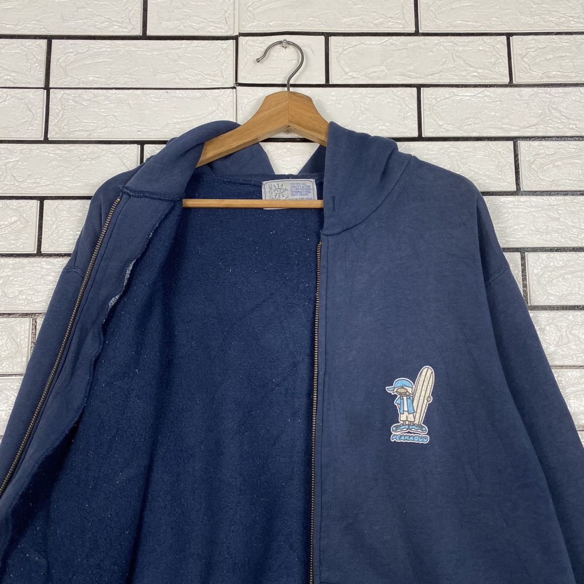 Japanese Brand 📌Vintage Zipper Sweater Peakaboo Surf Skatebord Big Logo Size US M / EU 48-50 / 2 - 13 Thumbnail