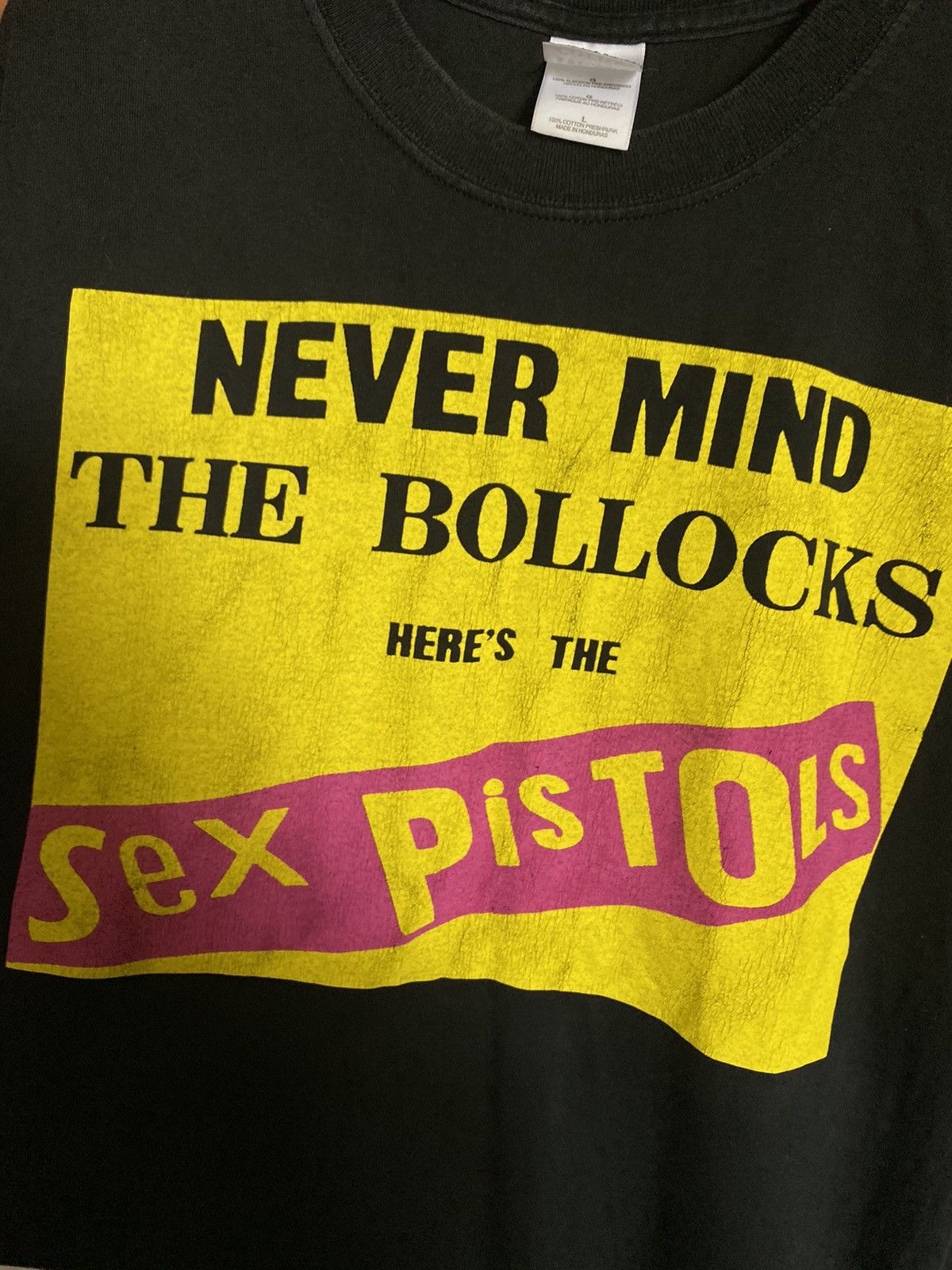 Band Tees × Vintage Vintage 90s Sex Pistols Never Mind The Bollocks-God Tee Size US L / EU 52-54 / 3 - 4 Thumbnail