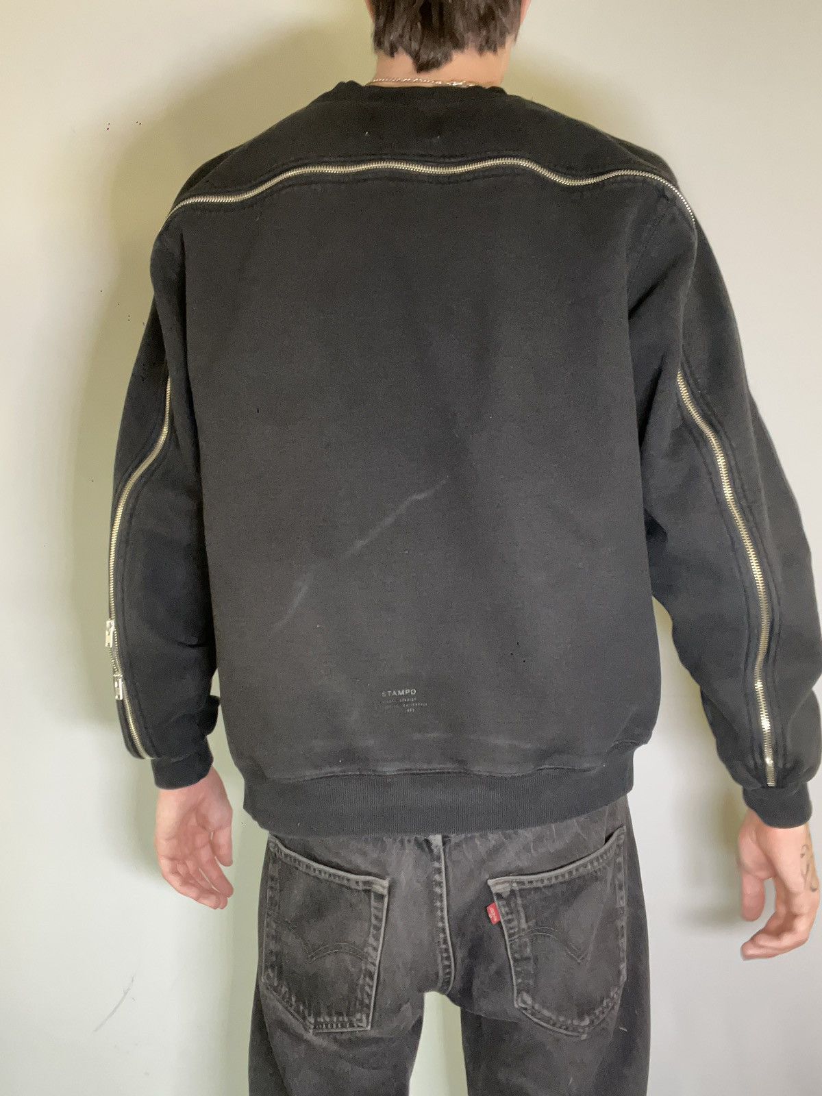 Designer × Stampd Stampd Zipper Hem Heavyweight Crewneck Size US L / EU 52-54 / 3 - 11 Thumbnail