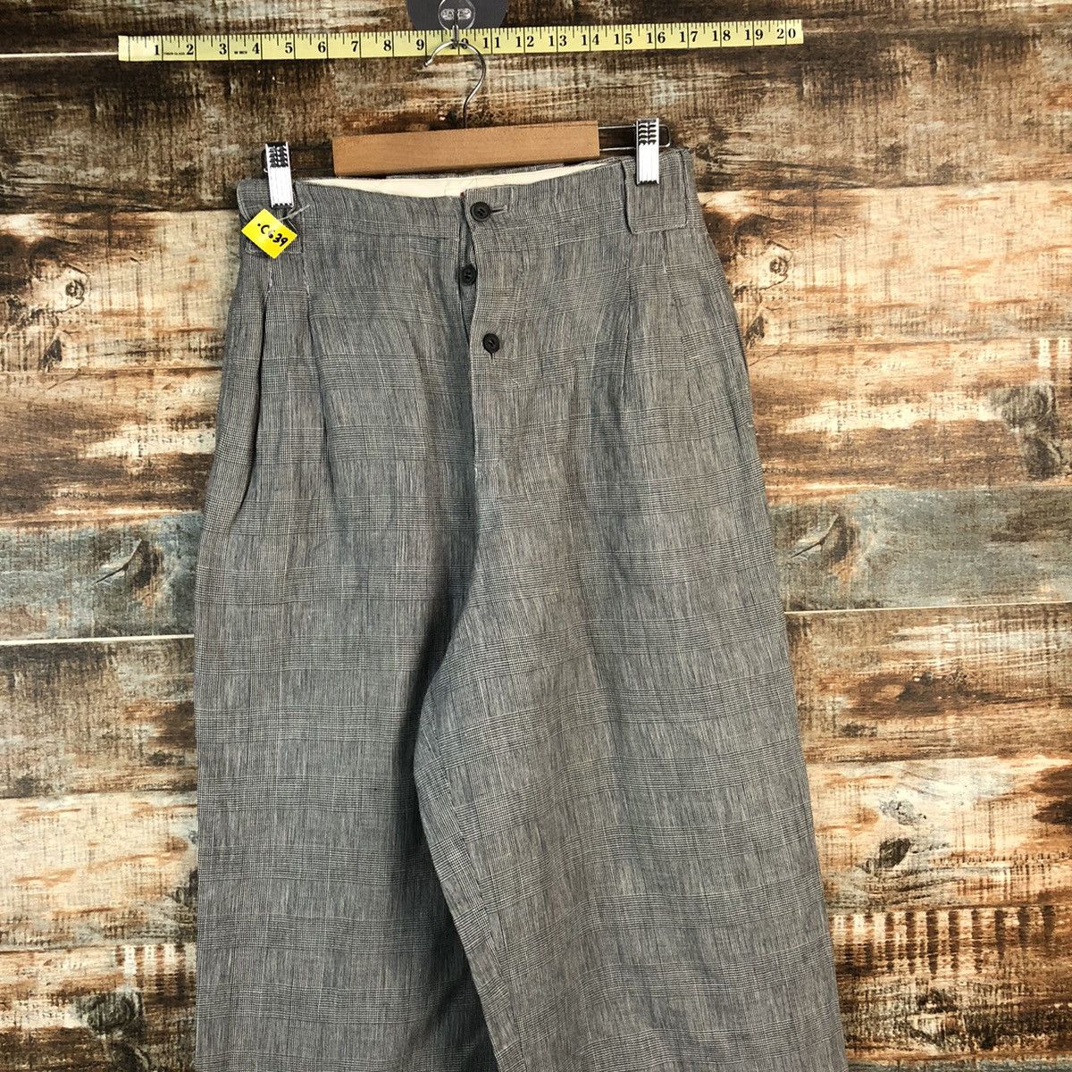 Issey Miyake DL Issey Miyaki Japan Gray palazo Pants #C639 Size 25" / US 0 / IT 36 - 4 Thumbnail