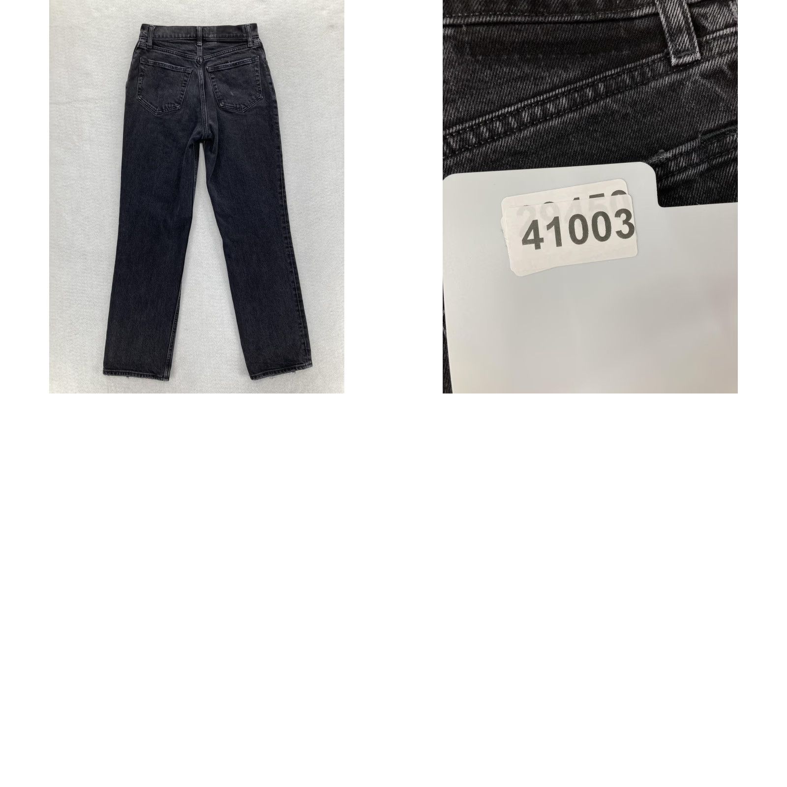 Abercrombie & Fitch Abercrombie & Fitch Jeans Womens 26/2 Short Black 90s Straight Ultra High Rise Gray Jeans 90s Size 26" / US 2 / IT 38 - 9 Thumbnail
