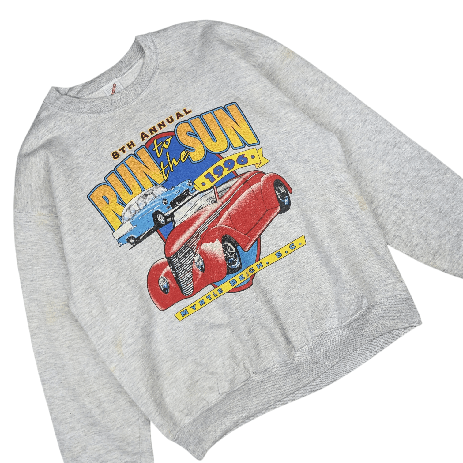 Jerzees Vintage 90's 1996 8th Annual RUN TO THE SUN Sweatshirt Size US L / EU 52-54 / 3 - 4 Thumbnail