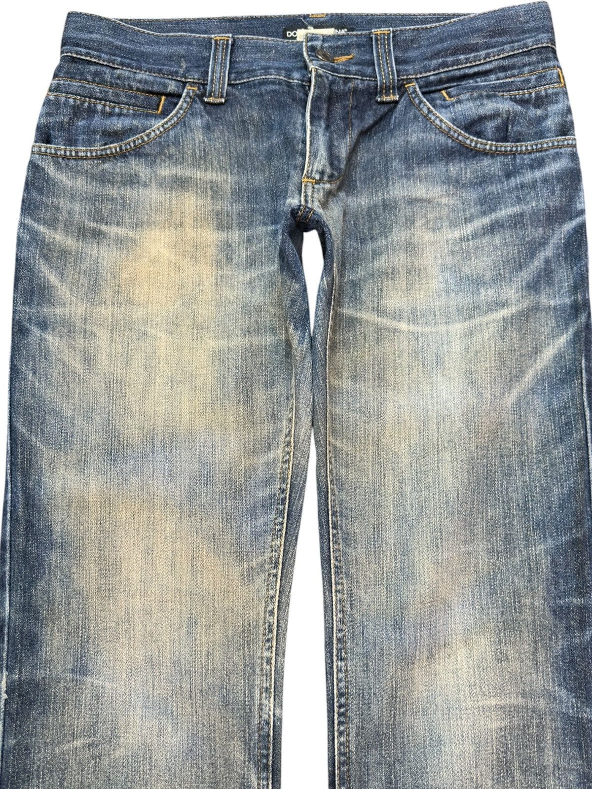 Dolce & Gabbana Vintage Dolce&Gabbana Mudwasj Whiskers Denim Size US 30 / EU 46 - 2 Thumbnail
