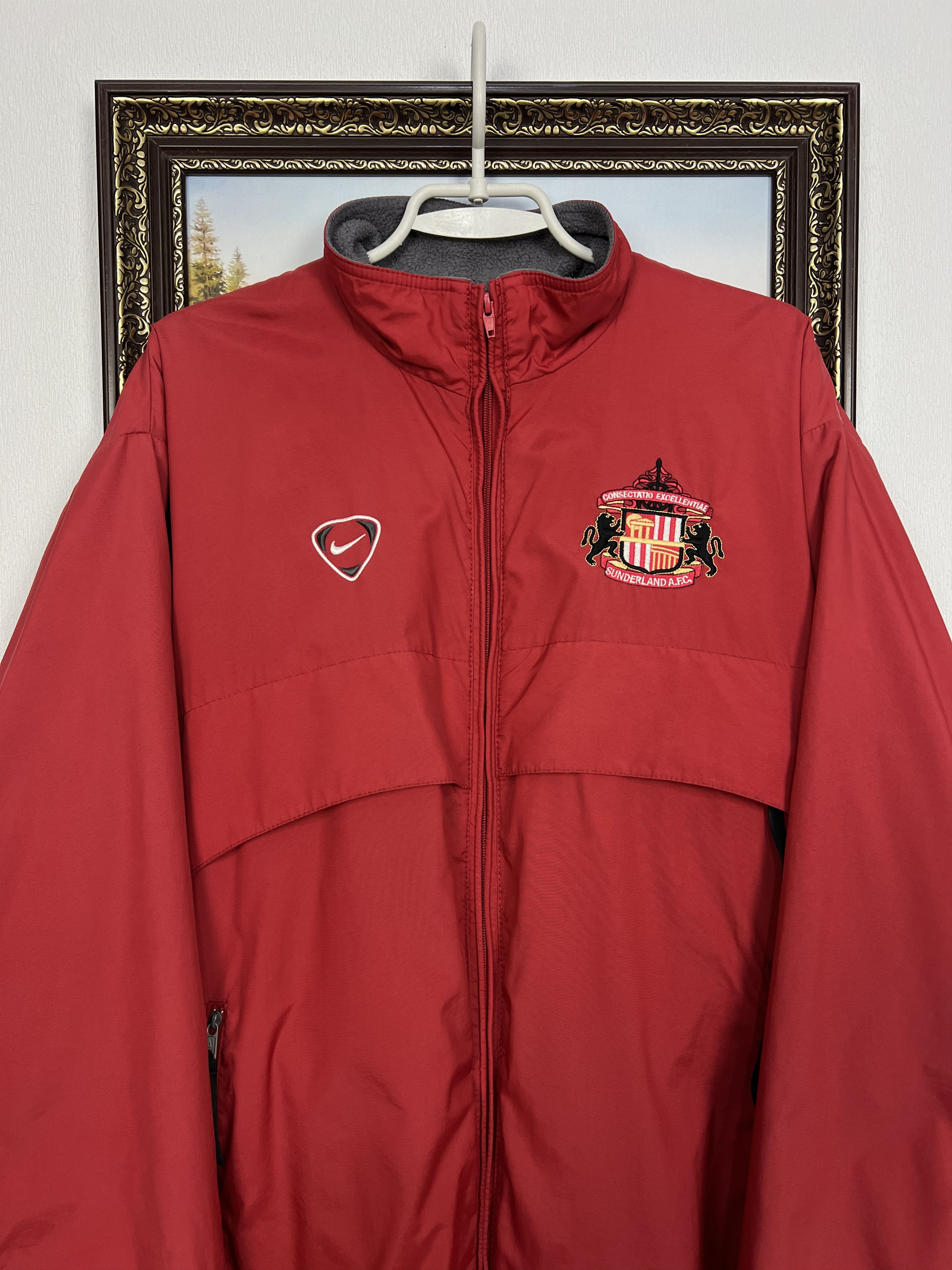Nike Vintage Sunderland Football Jacket Track Top Padded Warm Size US XL / EU 56 / 4 - 2 Thumbnail