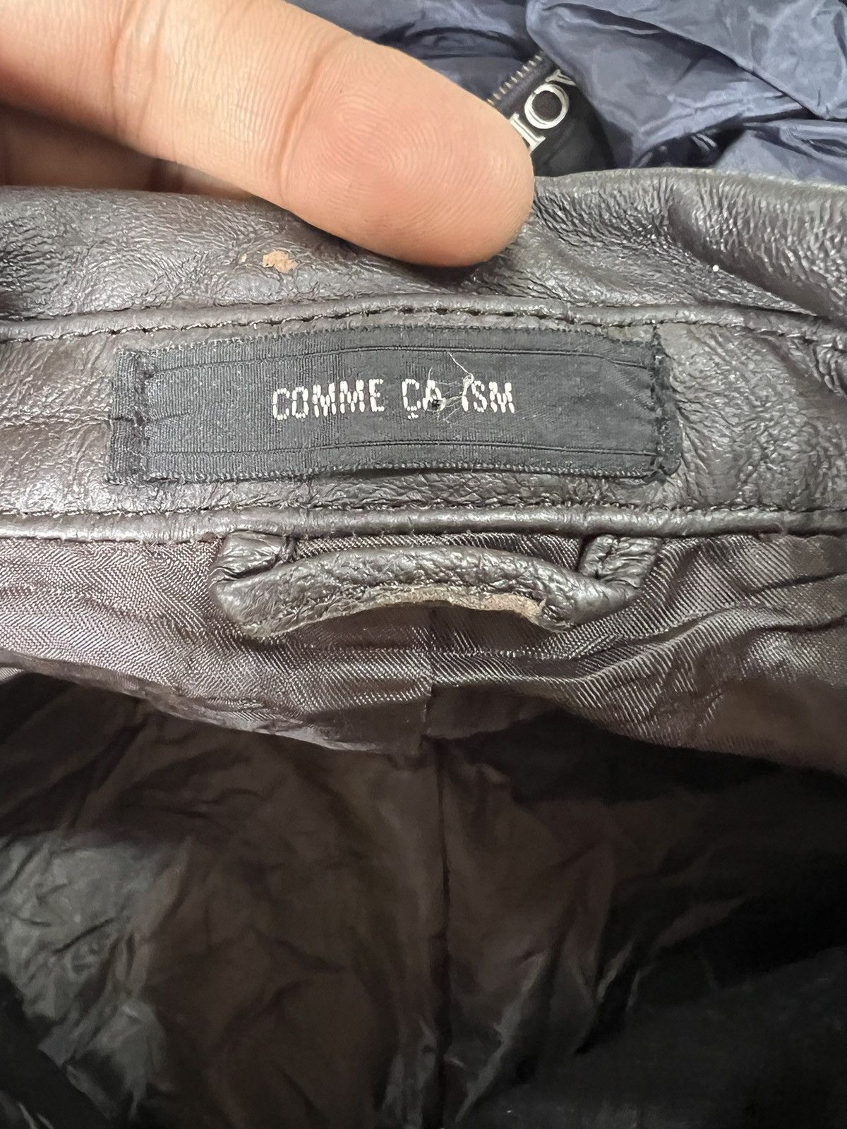 Comme Ca Ism 🔥Comme Ca Ism Button Leather Jacket Size S / US 4 / IT 40 - 15 Thumbnail