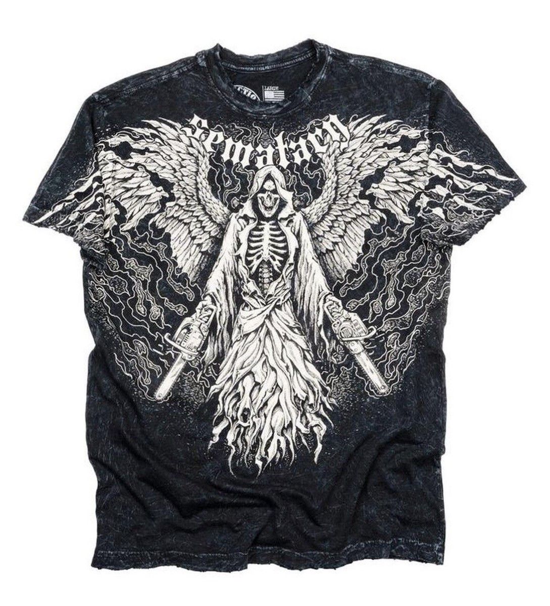 Affliction × Haunted Mound Sematary x Affliction - Massacre tee shirt Size US XXL / EU 58 / 5 - 1 Thumbnail