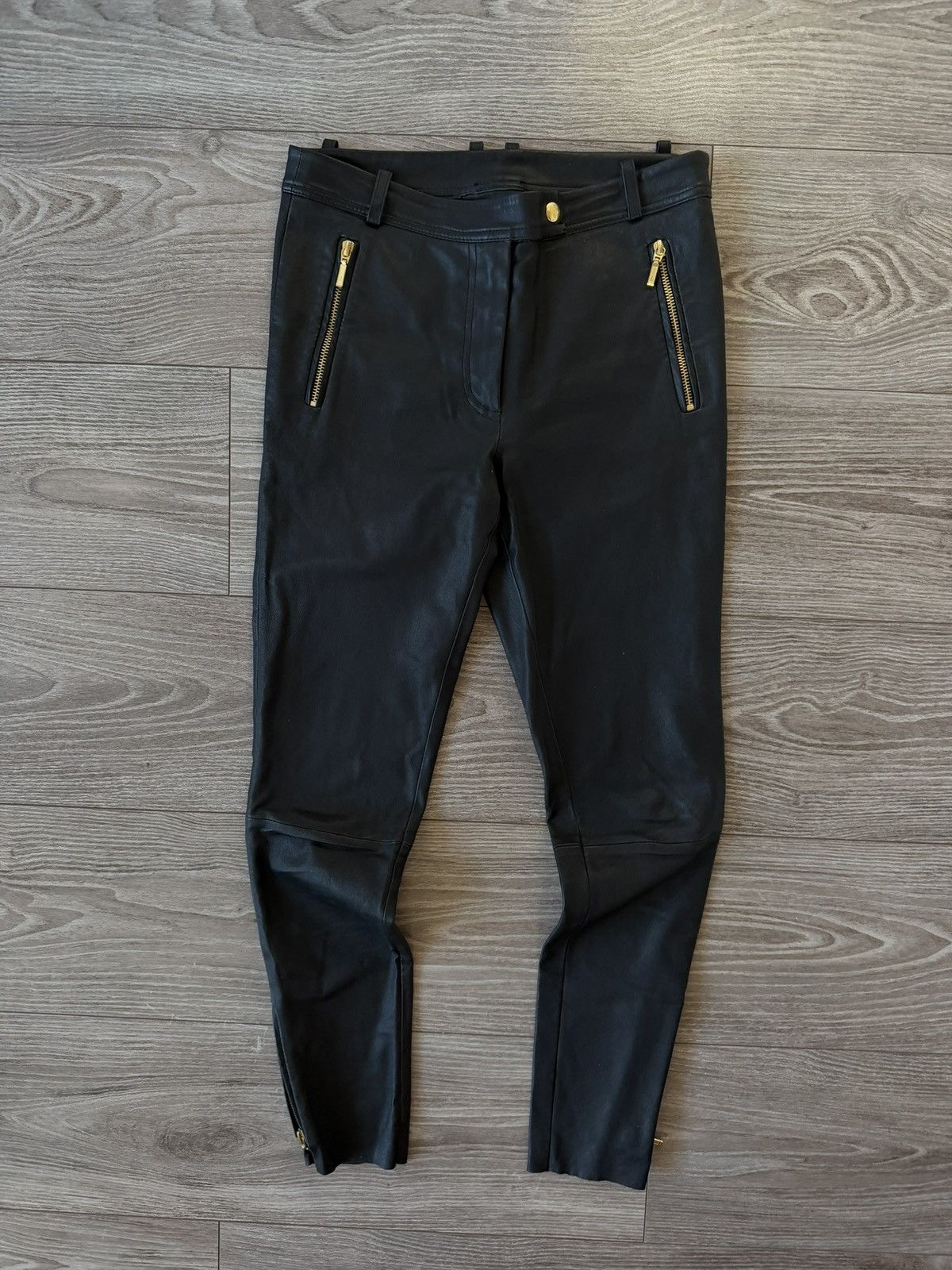 Other Depeche Leather Woman Pants Size 26" / US 2 / IT 38 - 1 Thumbnail