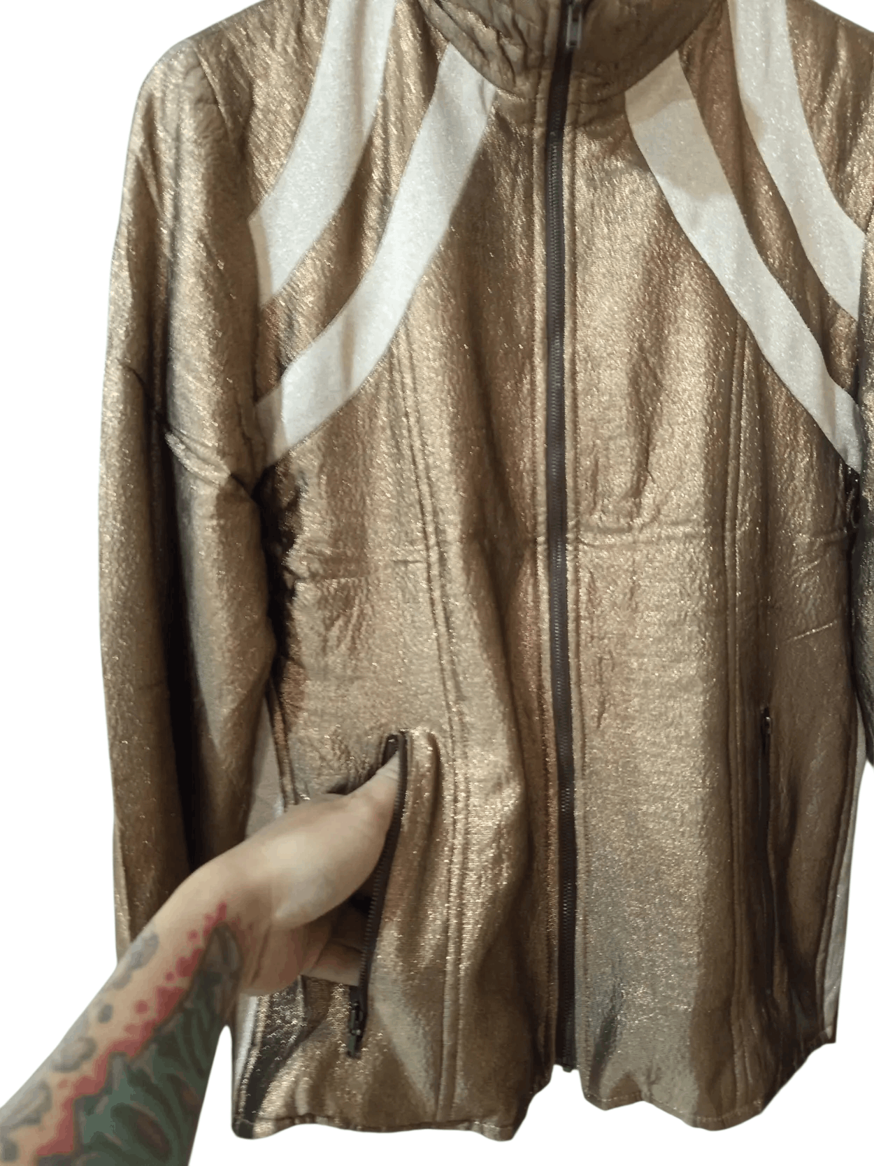 Anna Sui Anna Sui Metallic Jacket Size M / US 6-8 / IT 42-44 - 6 Thumbnail