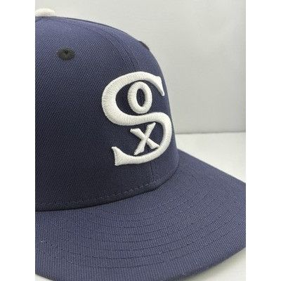 New Era New Era 59FIFTY White Sox 1906-1917 WS Side Patch Fitted Hat Size ONE SIZE - 7 Thumbnail
