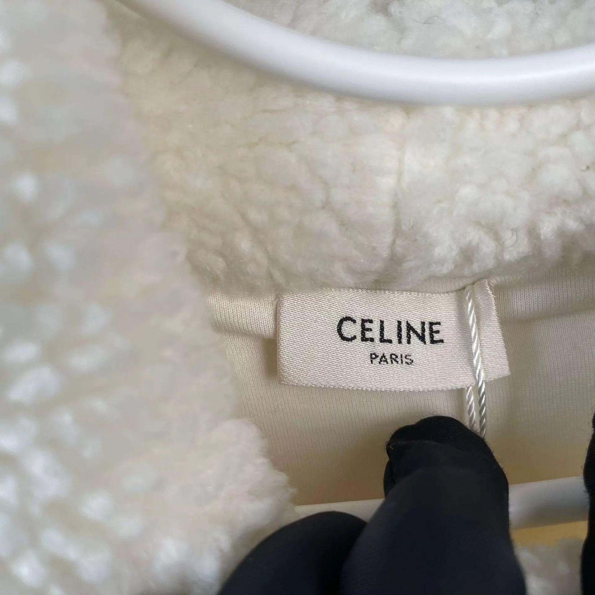 Celine Celine Triomphe White Hoodies S Size S / US 4 / IT 40 - 6 Thumbnail