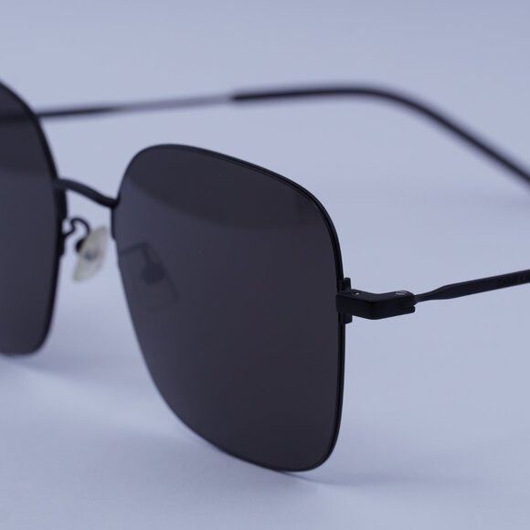 Saint Laurent Paris Saint Laurent SL410 WIRE 002 Sunglasses Black Square Frame Size ONE SIZE - 3 Thumbnail