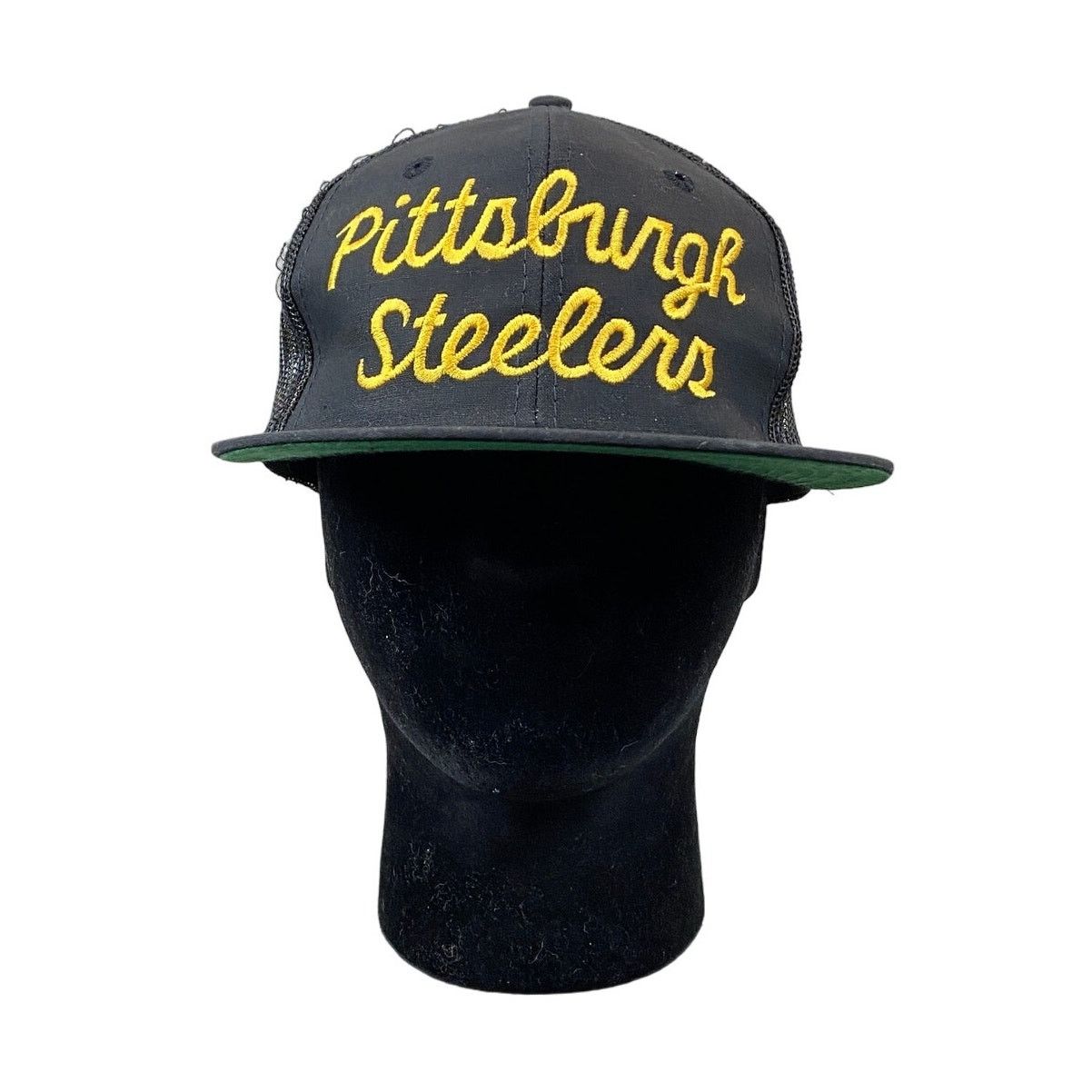 Vintage PITTSBURGH STEELERS Script SPORTS discount SPECIALTIES White Snapback Hat