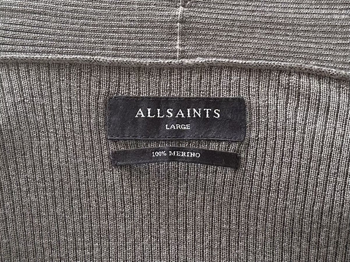 Allsaints AllSaints 100% Merino Wool Cardigan Sweater Women's Size L Size L / US 10 / IT 46 - 4 Thumbnail
