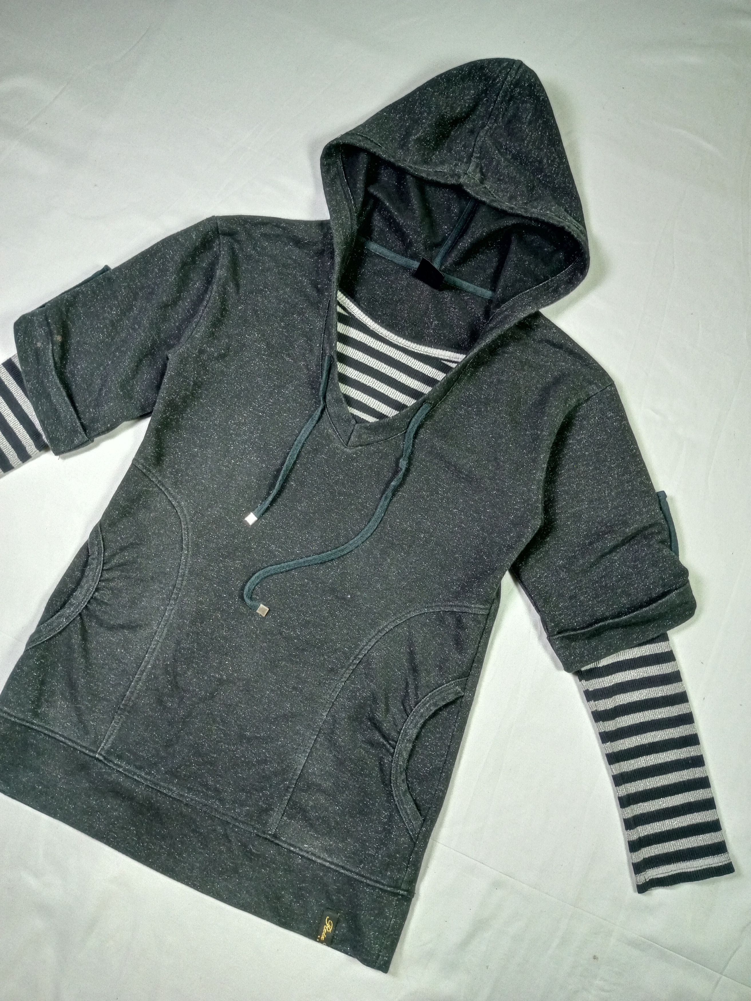 Issey Miyake × Japanese Brand × Le Grande Bleu (L.G.B.) Reiz Double Layer Hoodie If Six Was Nine Lgb Style Size M / US 6-8 / IT 42-44 - 2 Thumbnail