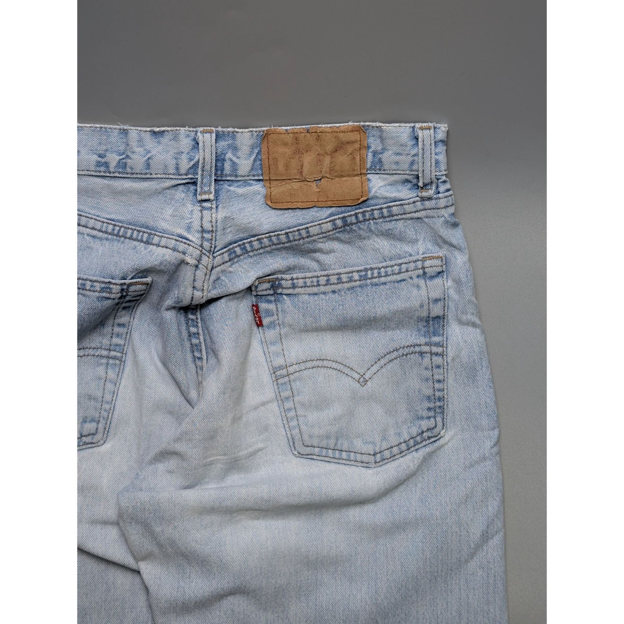 Levi's Levi's 518 Vintage Light Wash Denim Jeans Pants (Y1086) Size US 29 - 10 Thumbnail