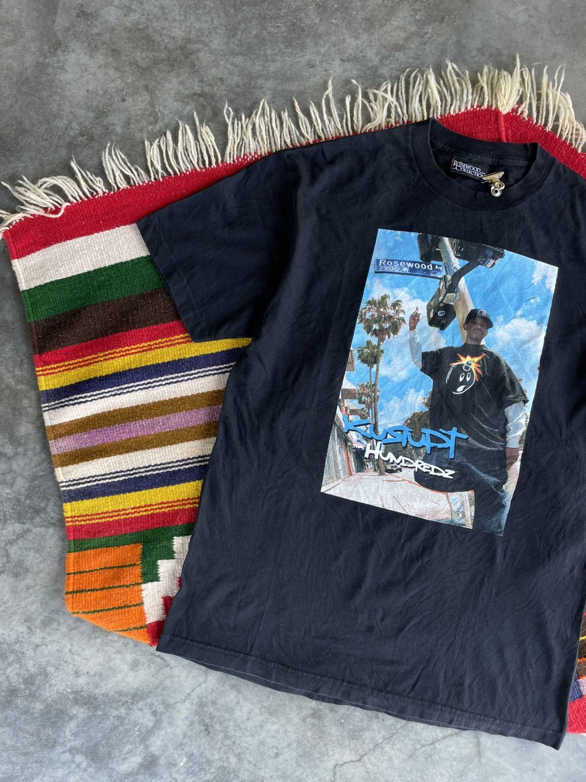 Rap Tees VTG 00s Rosewood Collection by The Hundreds Kurupt Photo T Size US L / EU 52-54 / 3 - 2 Thumbnail