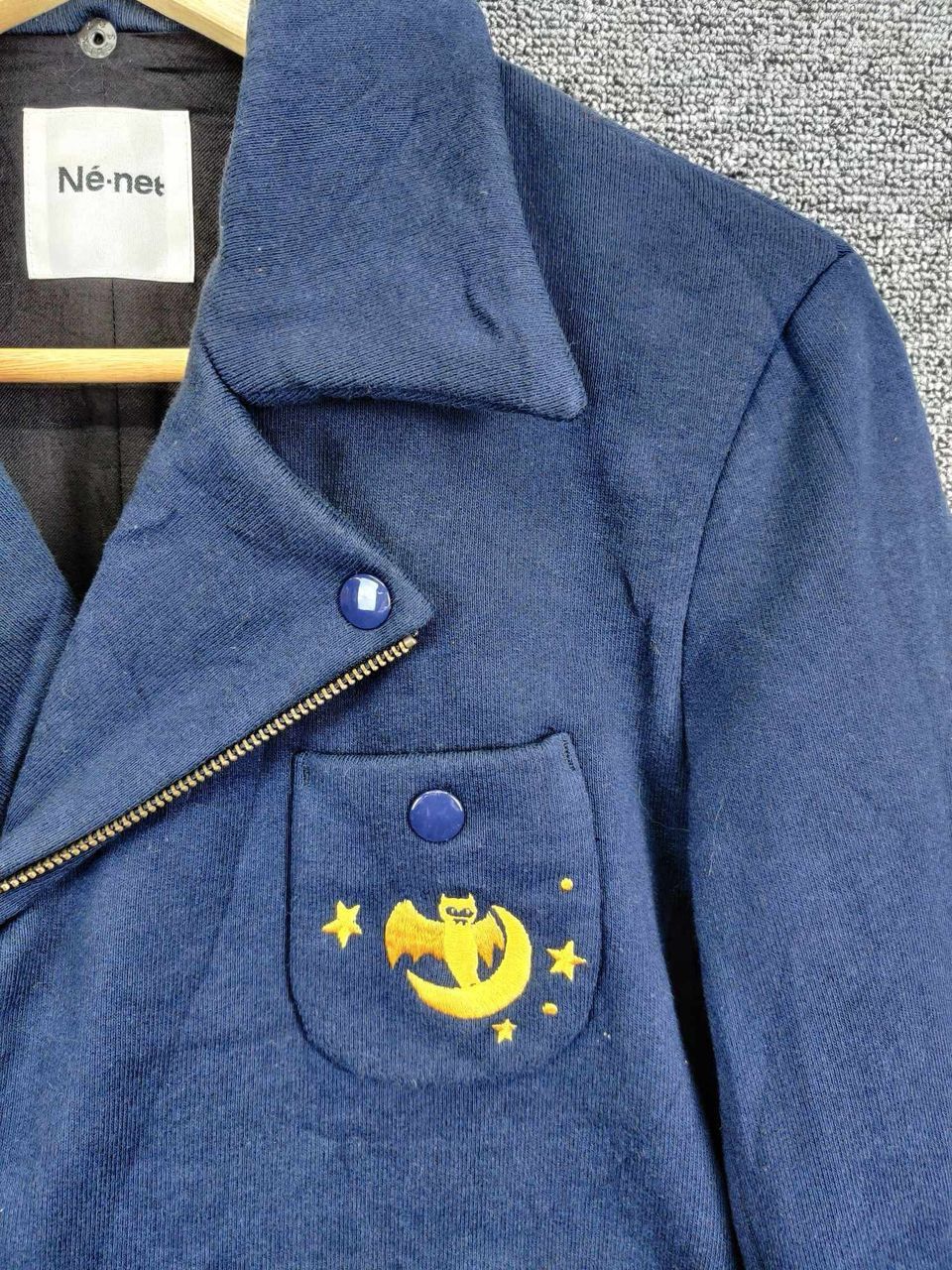 Ne-Net Nice 💙 Vintage Ne-net Issey Miyake Double Collar Jacket Size US S / EU 44-46 / 1 - 7 Thumbnail