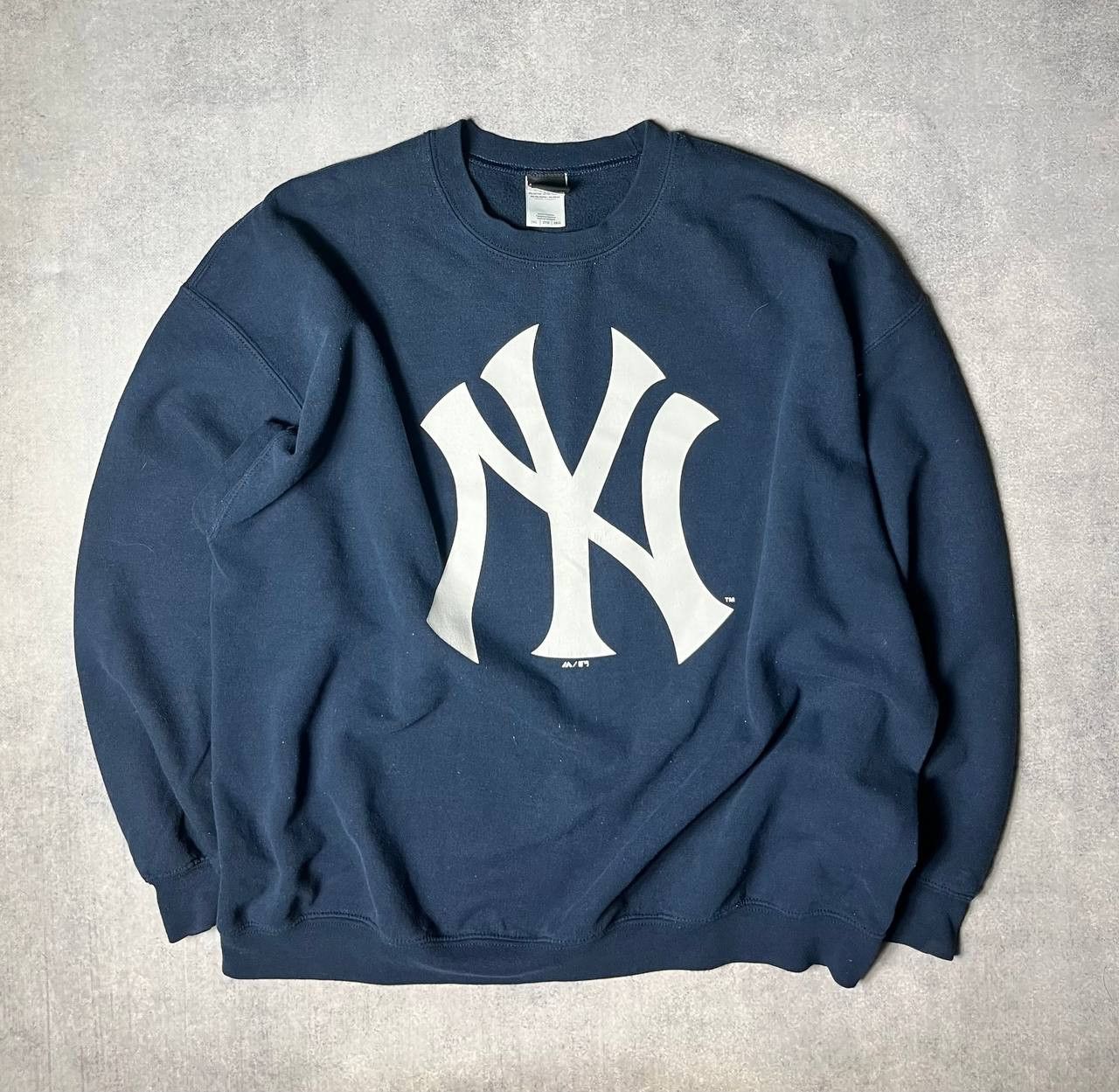 New York Yankees × Vintage Vintage New York Yankees Y2K Sweatshirt Size US XXL / EU 58 / 5 - 1 Thumbnail