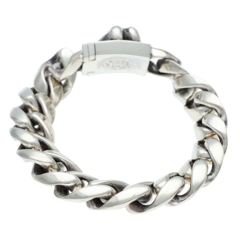 Chrome Hearts 15LINK Chrome Hearts Lip Tongue Stones CLASSIC ID Bracelet Size ONE SIZE - 2 Thumbnail