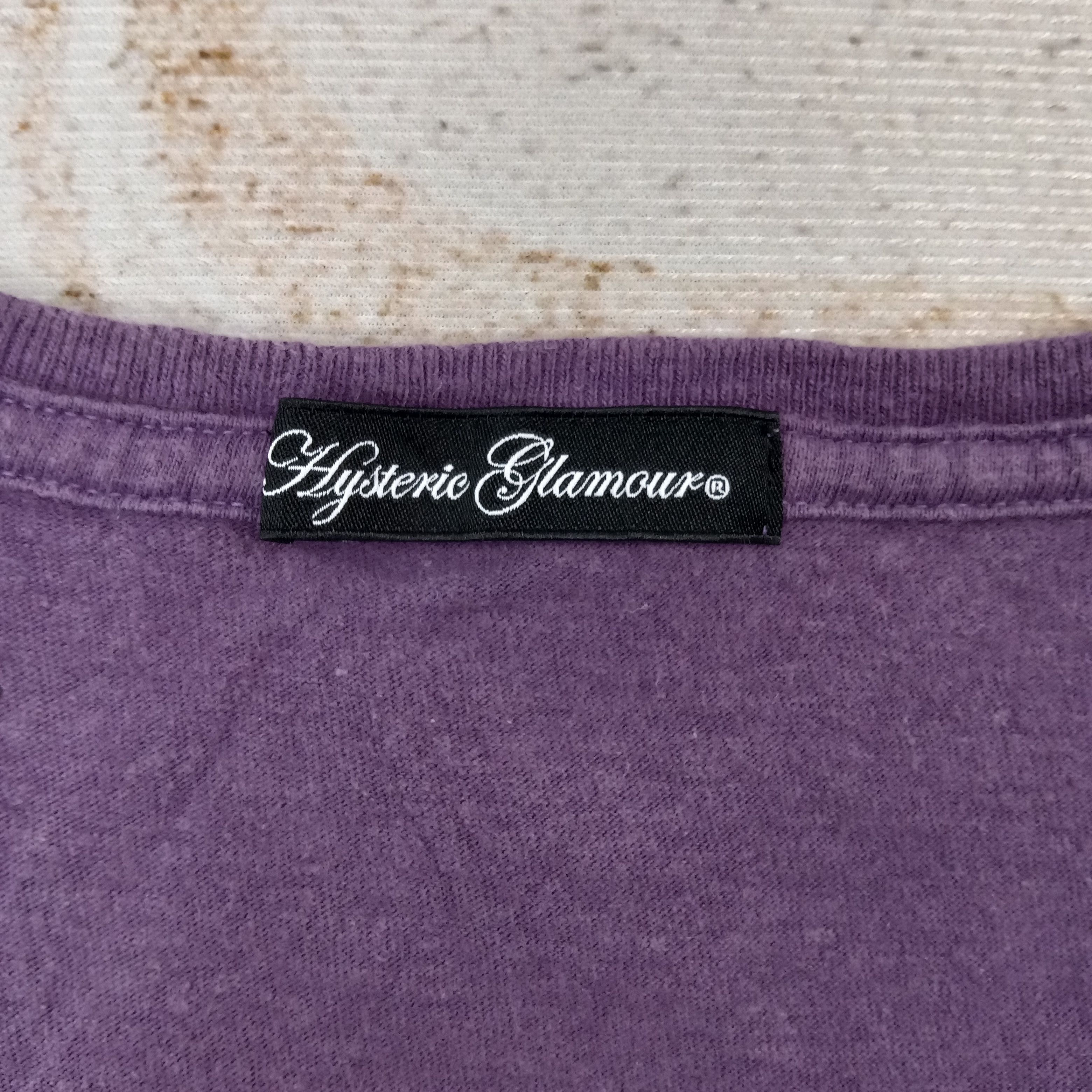 Hysteric Glamour Hysteric Glamour Japanese Streetwear Tshirt C267N19 Size XS / US 0-2 / IT 36-38 - 3 Thumbnail