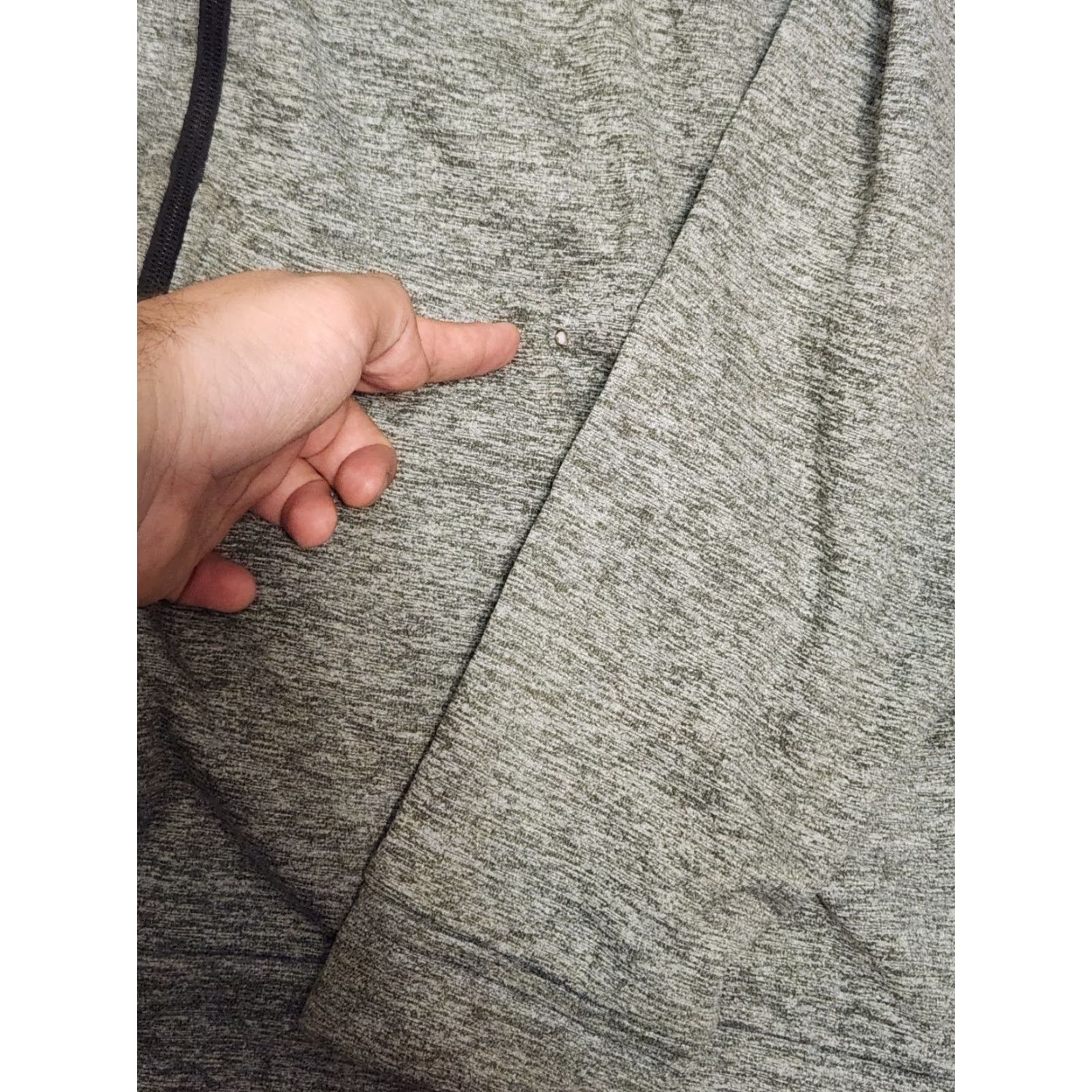 Jordan Brand Nike Air Jordan Fleece Full Zip Hoodie Sweatshirt Men's 2XL Gray Size US XXL / EU 58 / 5 - 2 Thumbnail