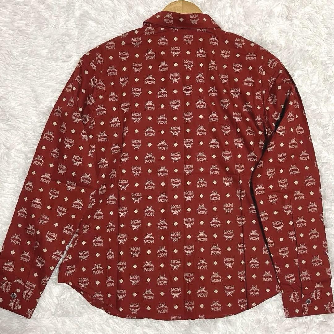 MCM MCM red monogram button down long sleeve shirt L Size L / US 10 / IT 46 - 3 Thumbnail