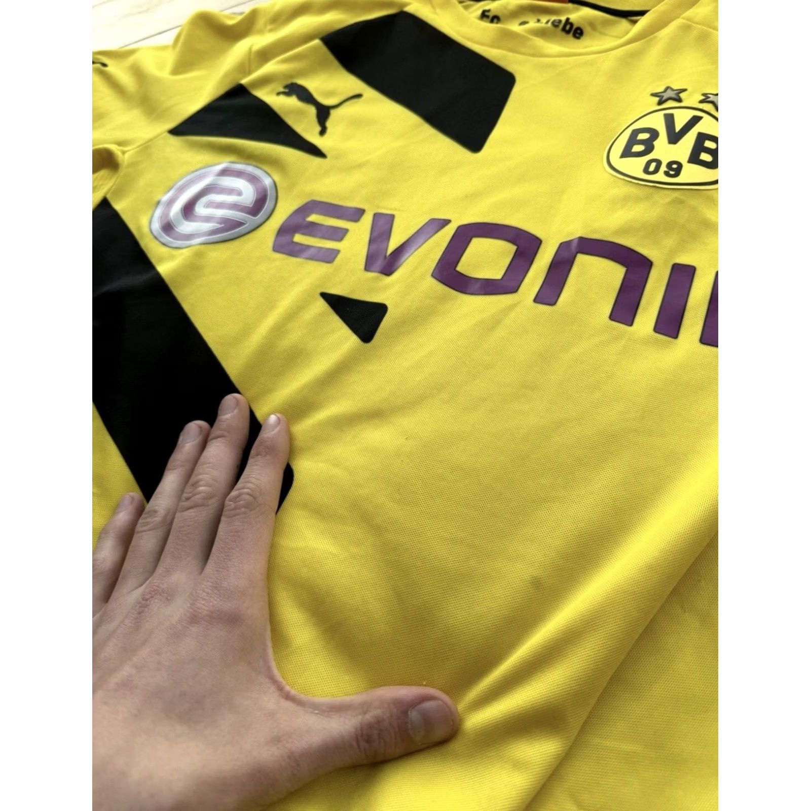 Puma PUMA BVB DORTMUND SOCCER JERSEY 2014-2015 FOOTBALL SHIRT M MEN Yellow Jersey, Aztec, USA, Vintage, 90s, Streetwear, Y2K, Sports Size US M / EU 48-50 / 2 - 6 Thumbnail