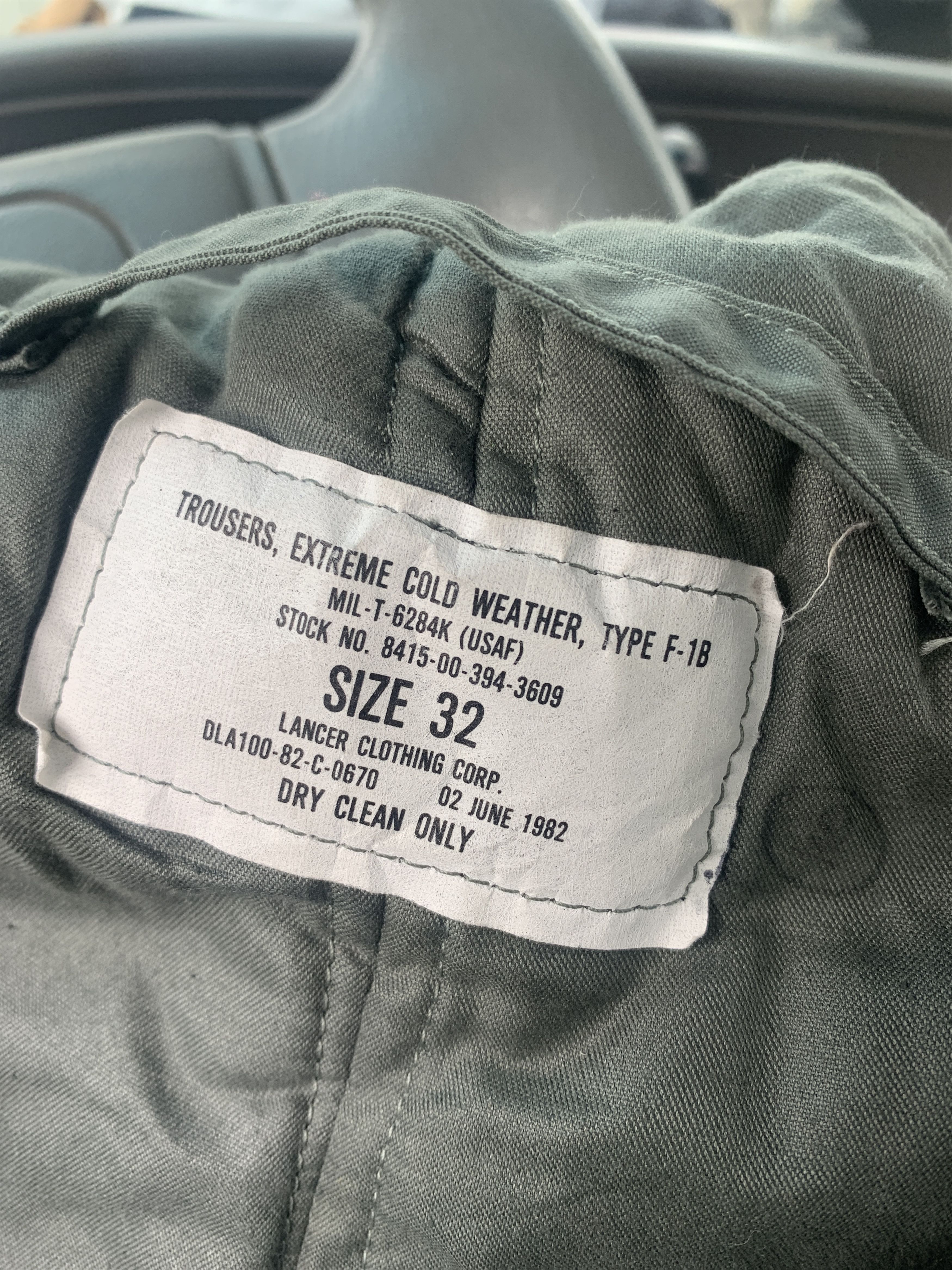Lancel Trousers,Extreme cold weather, type F-1B Size US 32 / EU 48 - 1 Thumbnail