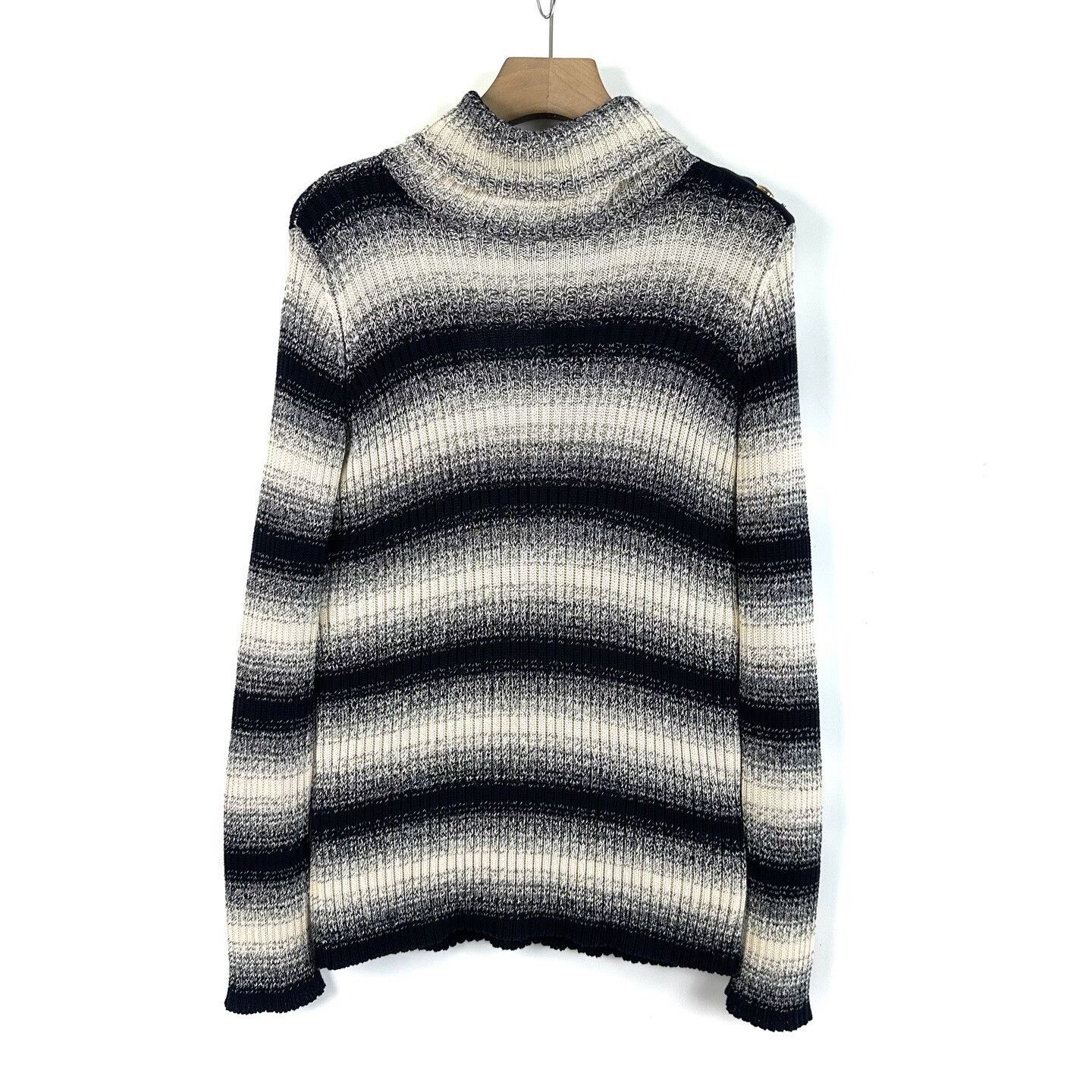 Dior Dior Colorblock Stripe Turtleneck Sweater Size S / US 4 / IT 40 - 1 Thumbnail