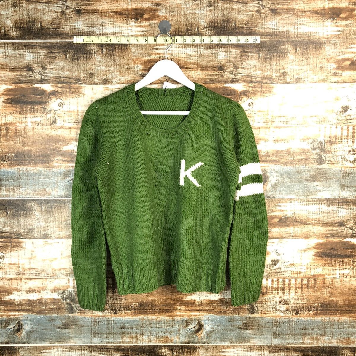 Homespun Knitwear × Japanese Brand Japanese Brand Green vintage Knitwear #A1651 Size S / US 4 / IT 40 - 1 Thumbnail