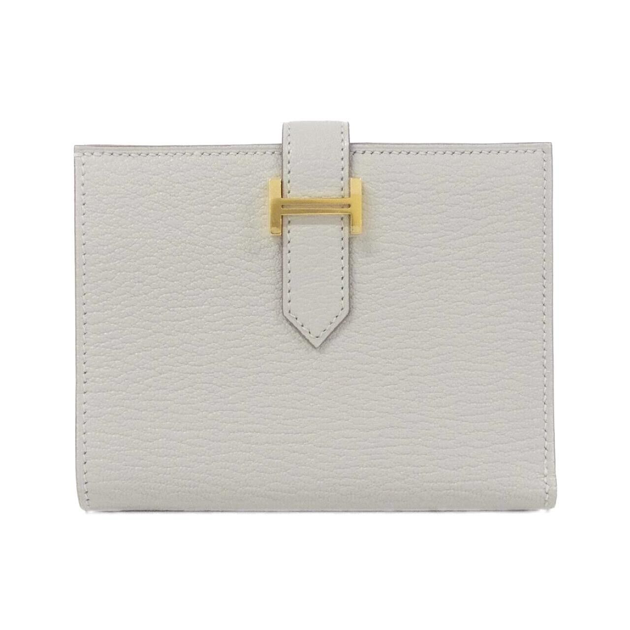Hermes Hermes Hermes Bearn Compact Chevre Wallet Leather Short Wallet W DUTY FREE for USA Size ONE SIZE - 1 Thumbnail