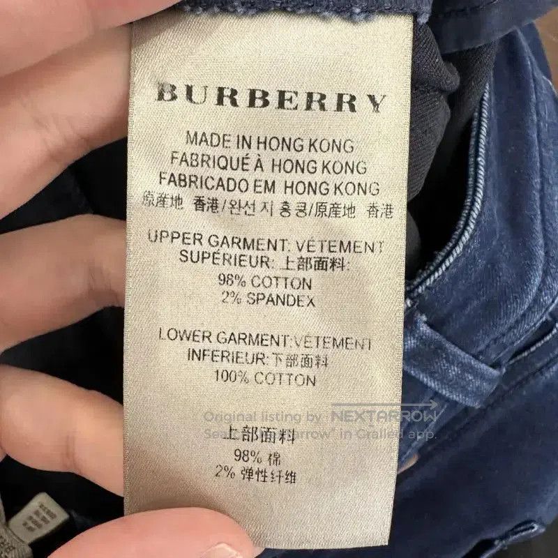 Burberry Burberry Women's Blue Denim Casual Pants. Size 26" / US 2 / IT 38 - 7 Thumbnail