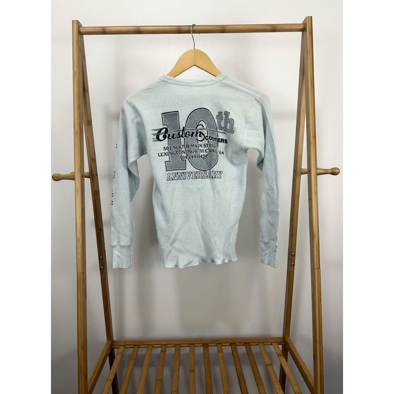 Harley Davidson VTG 70s Harley Davidson Butterfly Women's Thermal LS Biker Motorcycle Shirt L Nike Stays? Size XS / US 0-2 / IT 36-38 - 2 Thumbnail