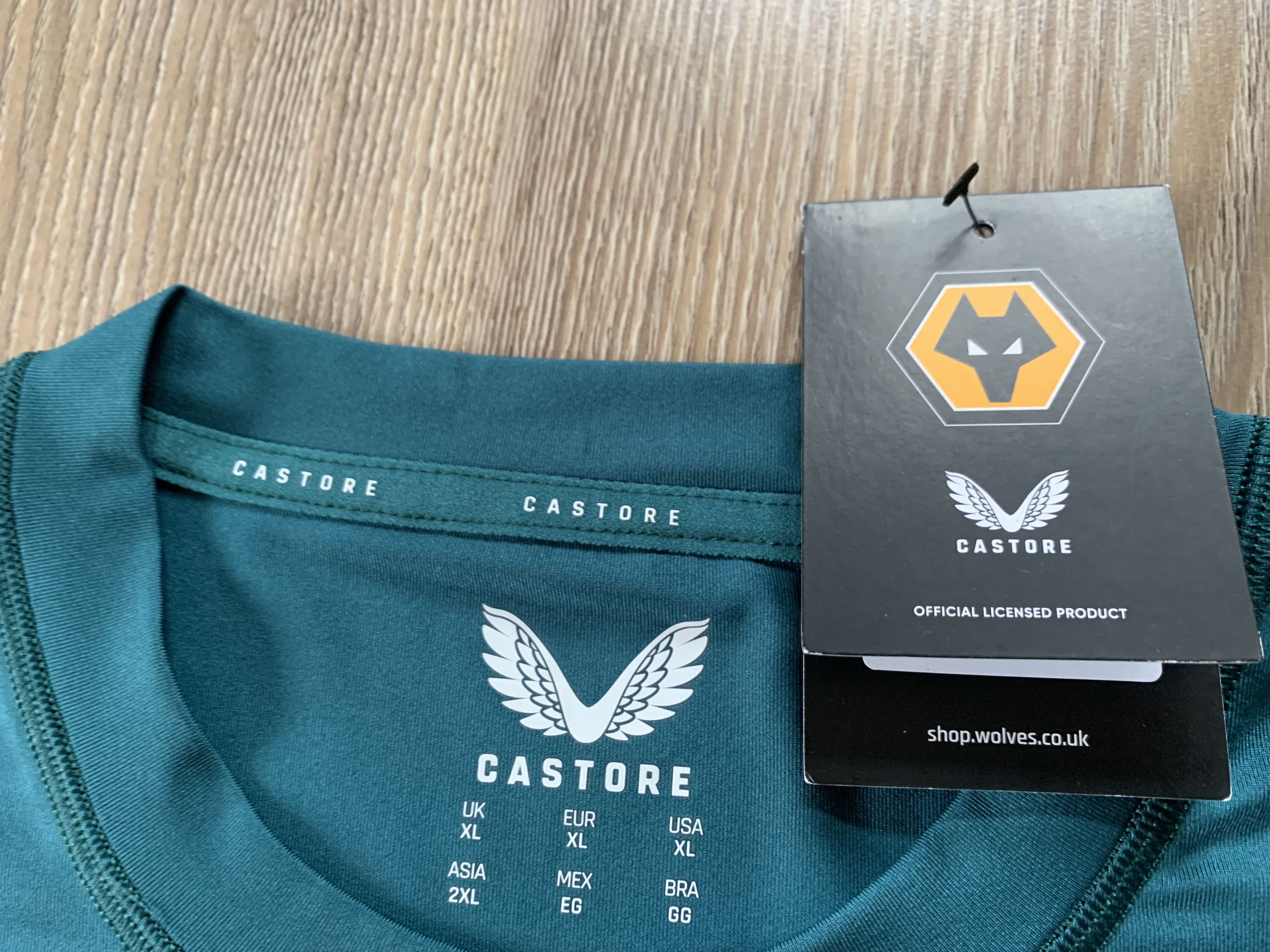 Castore Castore Wolves FC Soccer Jersey Size US XL / EU 56 / 4 - 6 Thumbnail