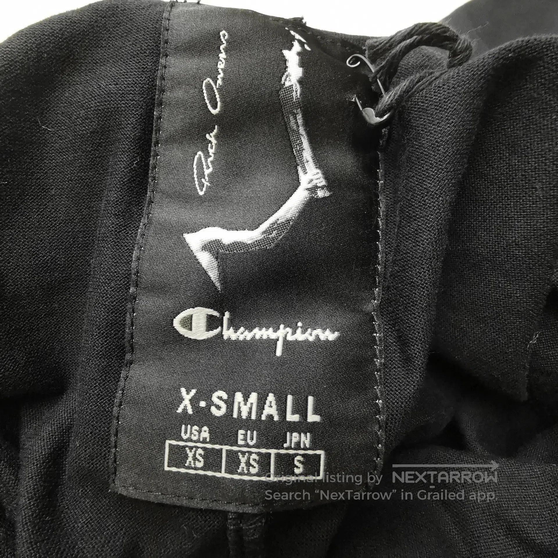 Rick Owens Rick Owens x Champion Cotton Logo T. Size US XS / EU 42 / 0 - 5 Thumbnail