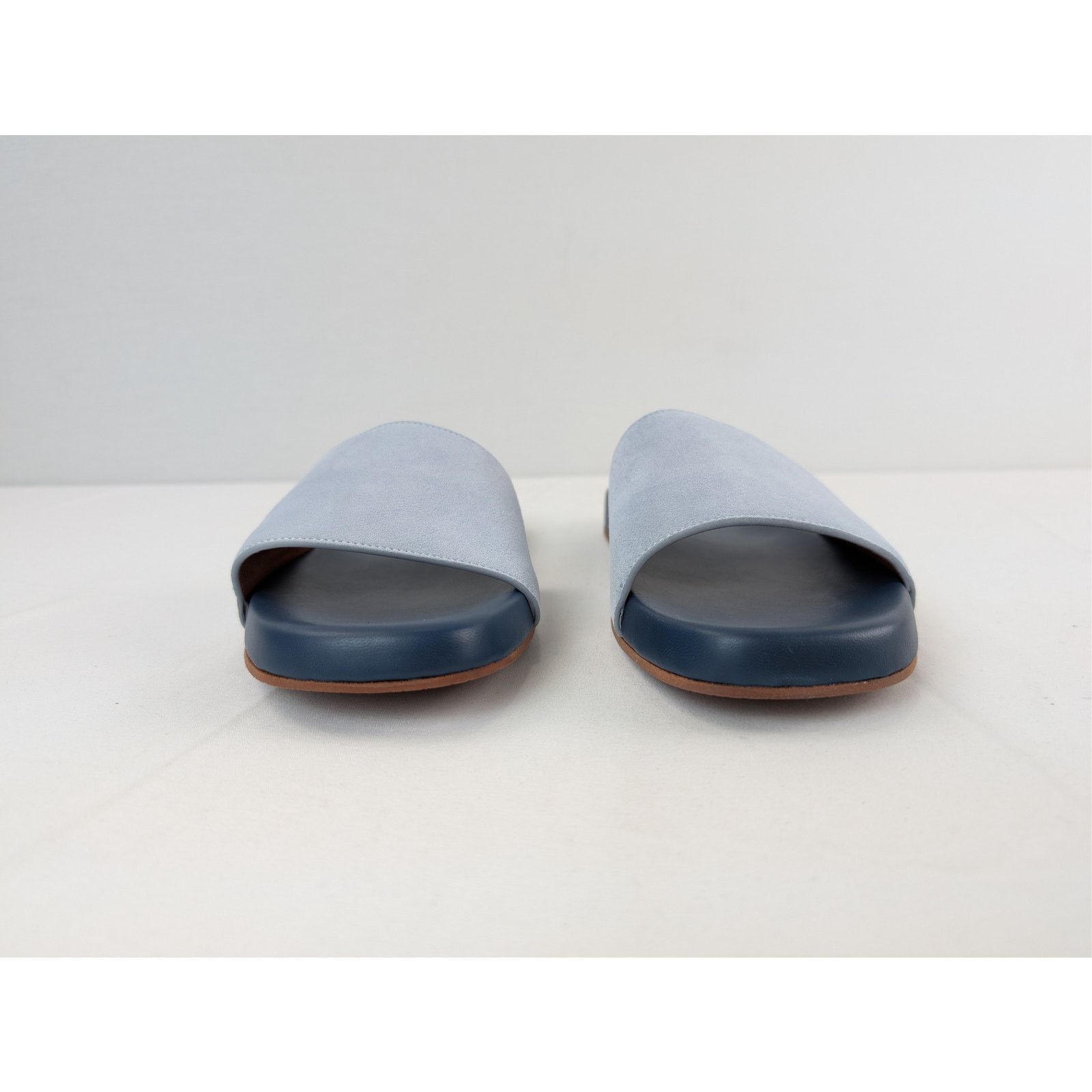 Loro Piana o1rshd1 Sea-Slide Walk Suede Slipper Sandal in Aqua Sea Size US 10 / EU 43 - 9 Thumbnail