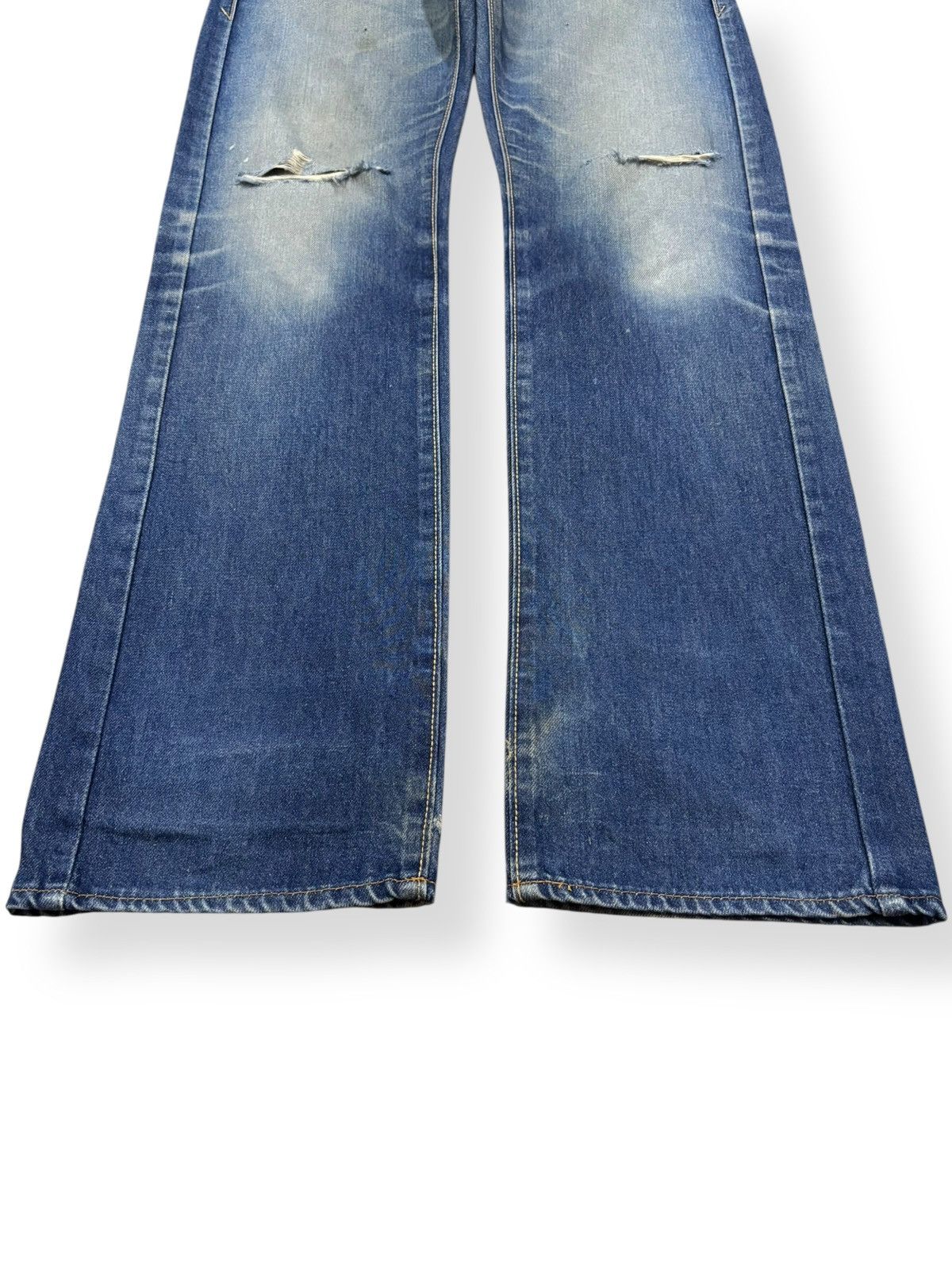 Johnbull Vintage Japanese Brand Johnbull Blue Faded Distressed Jeans Size US 31 - 6 Thumbnail
